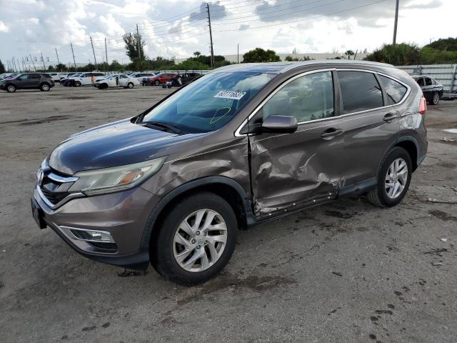 HONDA CR-V EXL 2016 with VIN 2HKRM4H74GH604815 - Photo from auction