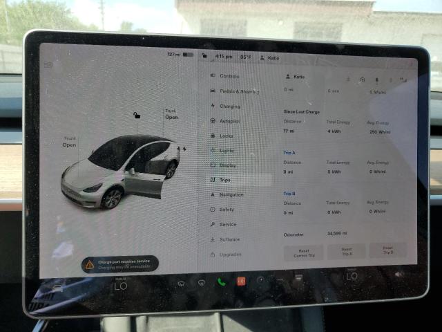 Photo 9 from auction – 2021 TESLA MODEL Y with VIN 5YJYGDEE3MF145275