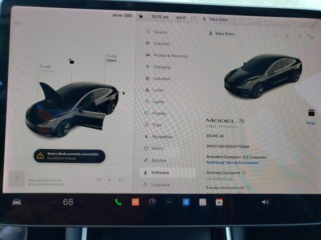 Photo 9 from auction – 2018 TESLA MODEL 3 with VIN 5YJ3E1EA0JF173056