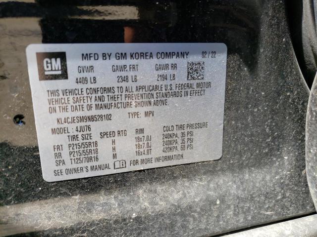 Photo 14 from auction – 2022 BUICK ENCORE PRE with VIN KL4CJESM9NB528102