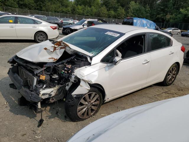 KIA FORTE EX 2014 with VIN KNAFX4A87E5051570 - Photo from auction