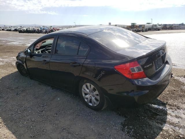Photo 2 from auction – 2012 HONDA CIVIC LX with VIN 19XFB2F52CE004551