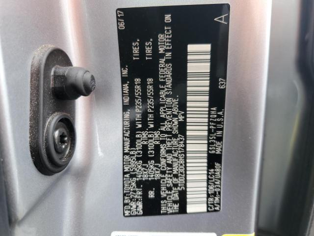 Photo 14 from auction – 2017 TOYOTA SIENNA XLE with VIN 5TDDZ3DC8HS178437