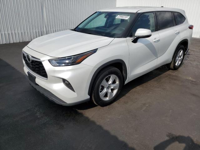 TOYOTA HIGHLANDER 2022 with VIN 5TDZZRAH5NS103442 - Photo from auction