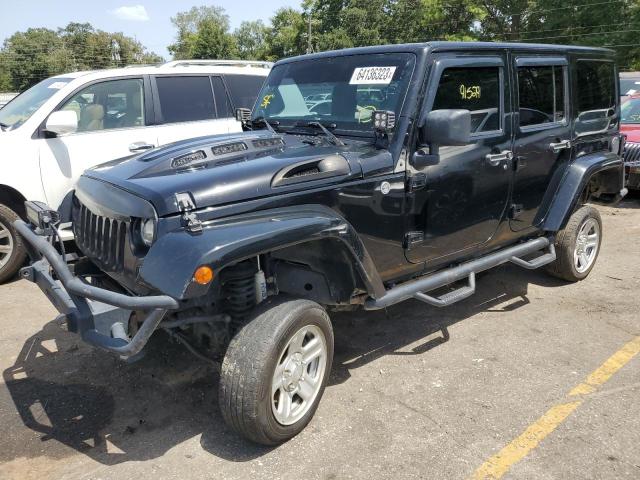 JEEP WRANGLER U 2014 with VIN 1C4HJWEGXEL129121 - Photo from auction