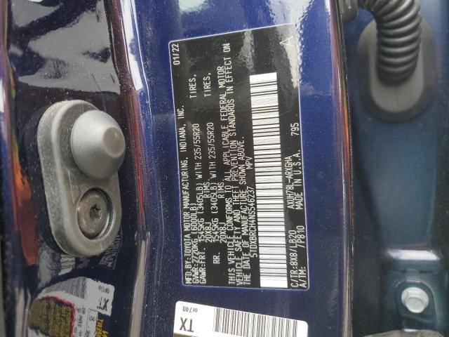 Photo 14 from auction – 2022 TOYOTA HIGHLANDER with VIN 5TDXBRCH4NS546237