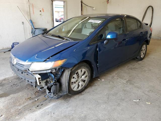 HONDA CIVIC LX 2012 with VIN 19XFB2F57CE081528 - Photo from auction