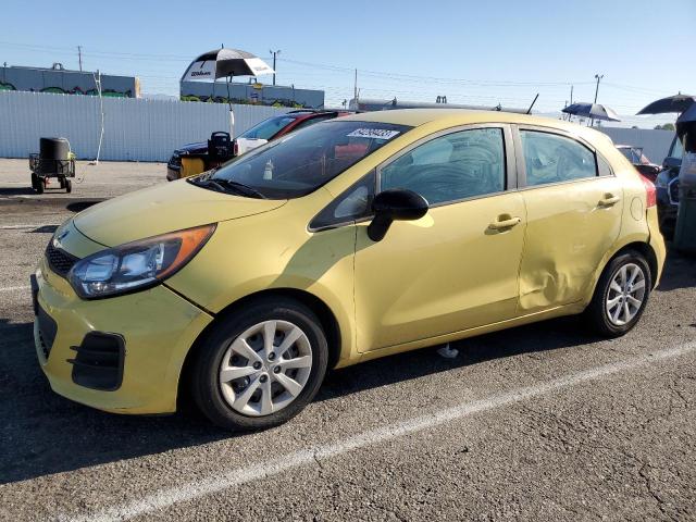 KIA RIO LX 2016 with VIN KNADM5A30G6583749 - Photo from auction