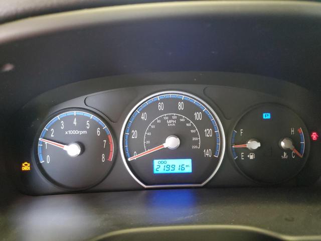 Photo 9 from auction – 2009 HYUNDAI SANTA FE G with VIN 5NMSG13D39H313145