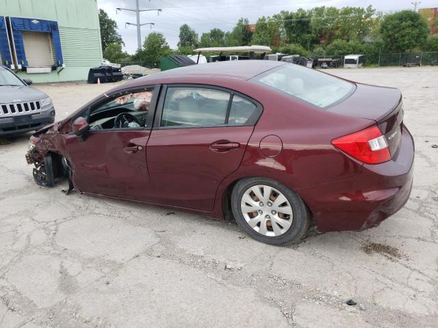 Photo 2 from auction – 2012 HONDA CIVIC LX with VIN 19XFB2F56CE061531