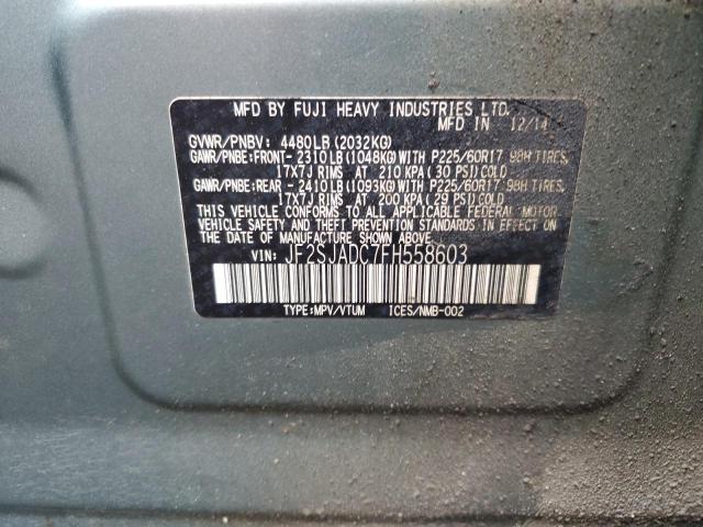Photo 14 from auction – 2015 SUBARU FORESTER 2 with VIN JF2SJADC7FH558603