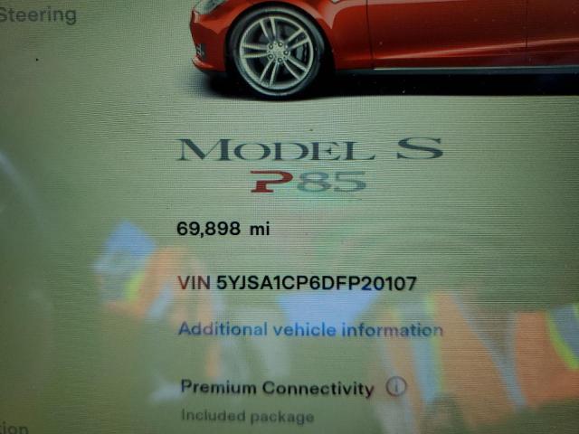 Photo 9 from auction – 2013 TESLA MODEL S with VIN 5YJSA1CP6DFP20107
