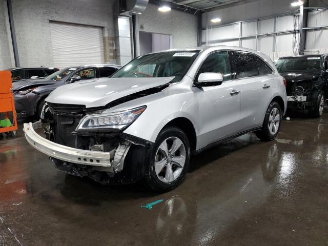 ACURA MDX 2015 with VIN 5FRYD4H21FB016561 - Photo from auction