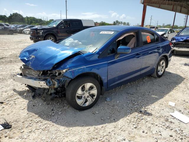 Photo 1 from auction – 2014 HONDA CIVIC LX with VIN 19XFB2F52EE049556