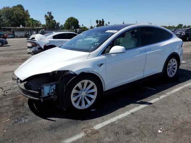 TESLA MODEL X 2017 with VIN 5YJXCDE22HF039273 - Photo from auction