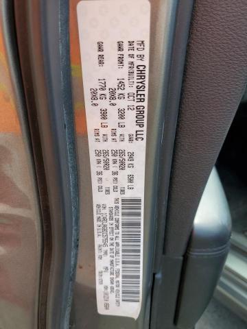 Photo 14 from auction – 2013 DODGE DURANGO SX with VIN 1C4RDJAG8DC575545