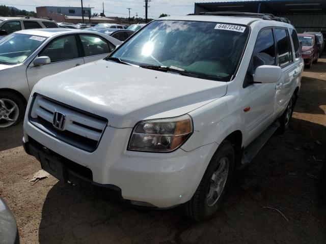 HONDA PILOT EX 2006 with VIN 5FNYF18686B021575 - Photo from auction