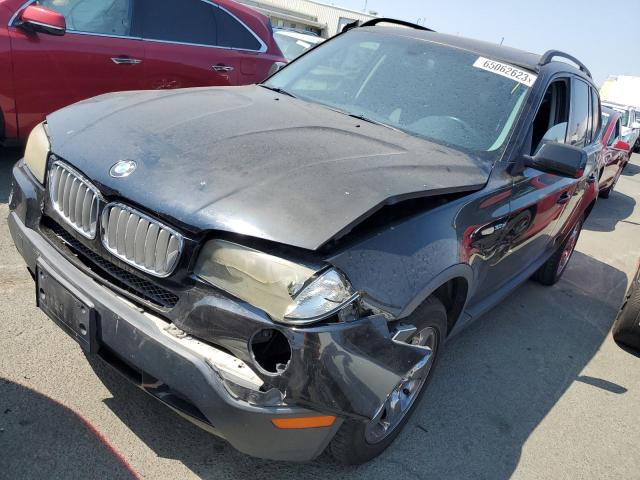 BMW X3 3.0SI 2008 with VIN WBXPC93468WJ09471 - Photo from auction