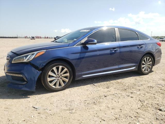 HYUNDAI SONATA SPO 2016 with VIN 5NPE34AF6GH262044 - Photo from auction