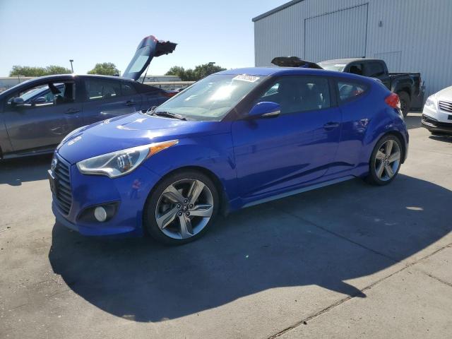 HYUNDAI VELOSTER T 2014 with VIN KMHTC6AE9EU186599 - Photo from auction