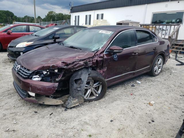 VOLKSWAGEN PASSAT SEL 2012 with VIN 1VWCN7A36CC048599 - Photo from auction