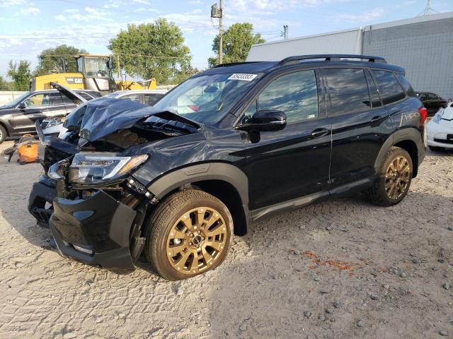 HONDA PASSPORT E 2022 with VIN 5FNYF8H09NB008224 - Photo from auction
