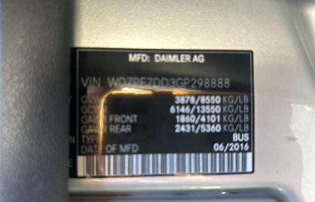 Photo 10 from auction – 2016 MERCEDES-BENZ SPRINTER 2 with VIN WDZPE7DD3GP298888