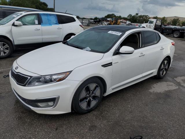 KIA OPTIMA HYB 2013 with VIN KNAGM4AD0D5057395 - Photo from auction