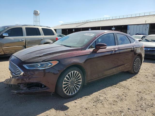 FORD FUSION SE 2018 with VIN 3FA6P0HD0JR277459 - Photo from auction