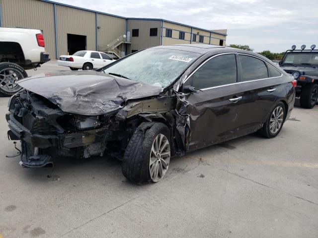 HYUNDAI SONATA SPO 2017 with VIN 5NPE34AF2HH452618 - Photo from auction