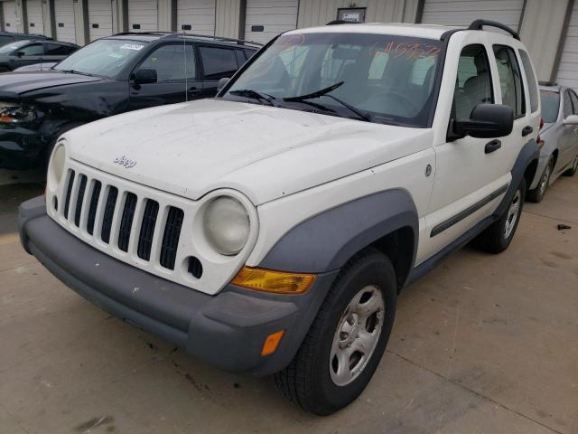 JEEP LIBERTY SP 2007 with VIN 1J4GL48K27W662988 - Photo from auction