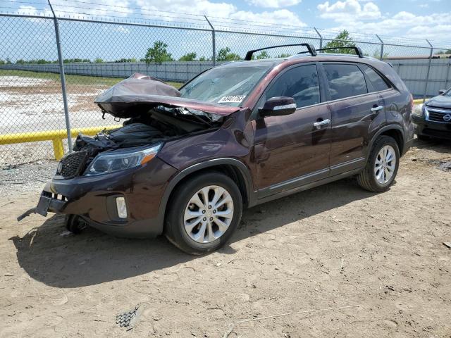 KIA SORENTO EX 2015 with VIN 5XYKU4A72FG652007 - Photo from auction