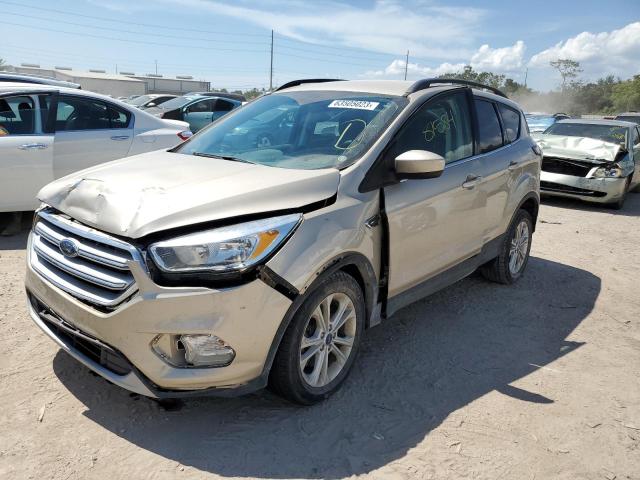 FORD ESCAPE SE 2018 with VIN 1FMCU9GD7JUA77579 - Photo from auction