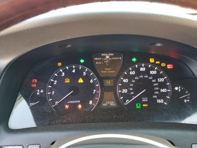 Photo 9 from auction – 2007 LEXUS LS 460 with VIN JTHBL46F775039554