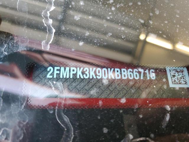 Photo 14 from auction – 2019 FORD EDGE TITAN with VIN 2FMPK3K90KBB66716