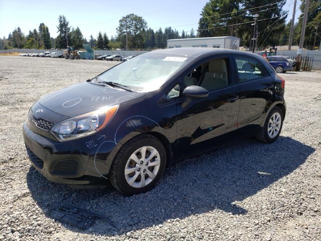 KIA RIO LX 2013 with VIN KNADM5A37D6296615 - Photo from auction