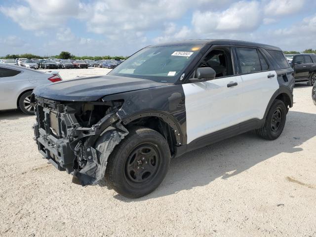 FORD EXPLORER P 2021 with VIN 1FM5K8AB7MGA46982 - Photo from auction