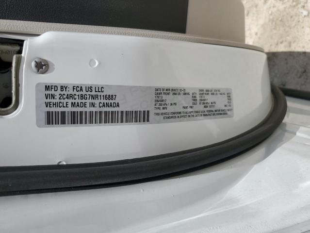 Photo 14 from auction – 2022 CHRYSLER PACIFICA T with VIN 2C4RC1BG7NR116887