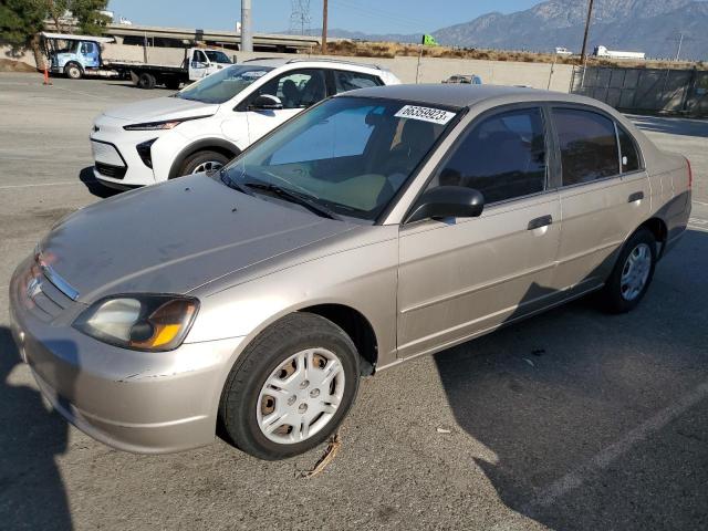 HONDA CIVIC LX 2001 with VIN JHMES16531S007893 - Photo from auction