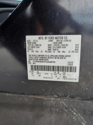 Zdjęcie 14 z aukcji – 2017 FORD EXPLORER X z VIN 1FM5K8D87HGA42078