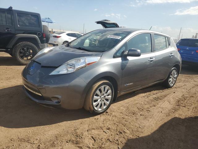 NISSAN LEAF S 2015 with VIN 1N4AZ0CPXFC312262 - Photo from auction