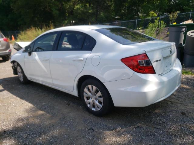 Photo 2 from auction – 2012 HONDA CIVIC LX with VIN 2HGFB2F45CH104429