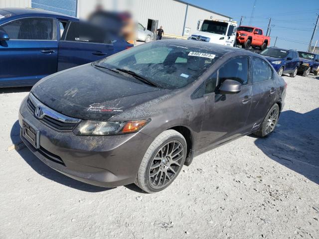 HONDA CIVIC LX 2012 with VIN 2HGFB2F55CH512485 - Photo from auction