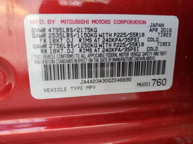 Photo 14 from auction – 2016 MITSUBISHI OUTLANDER with VIN JA4AD3A30GZ046690