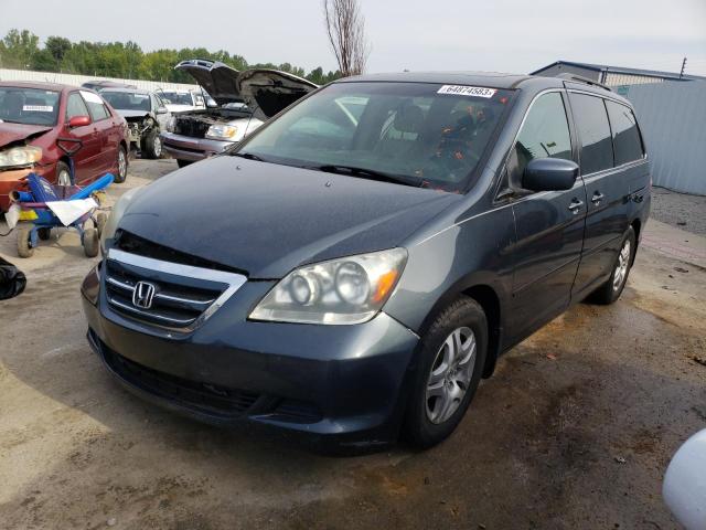 HONDA ODYSSEY EX 2005 with VIN 5FNRL38735B104976 - Photo from auction