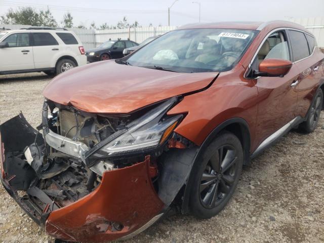 NISSAN MURANO PLA 2020 with VIN 5N1AZ2DS2LN109855 - Photo from auction