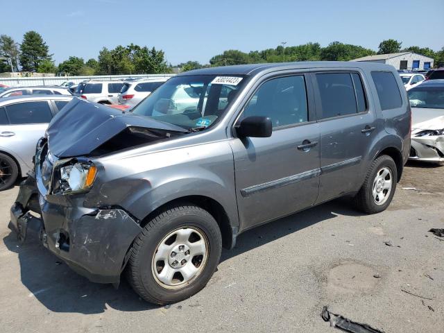 HONDA PILOT LX 2011 with VIN 5FNYF4H26BB035967 - Photo from auction