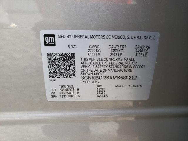 Photo 14 from auction – 2021 CHEVROLET BLAZER 2LT with VIN 3GNKBCRSXMS580212