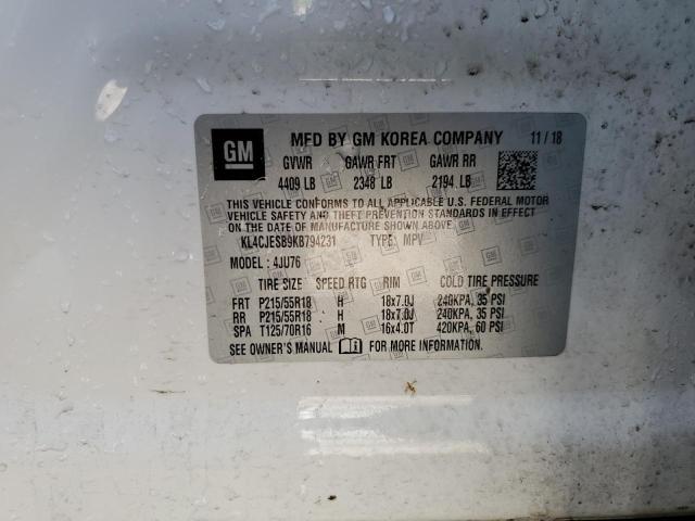 Photo 14 from auction – 2019 BUICK ENCORE PRE with VIN KL4CJESB9KB794231