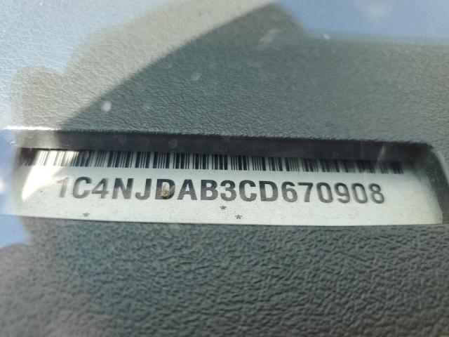 Photo 13 from auction – 2012 JEEP COMPASS with VIN 1C4NJDAB3CD670908